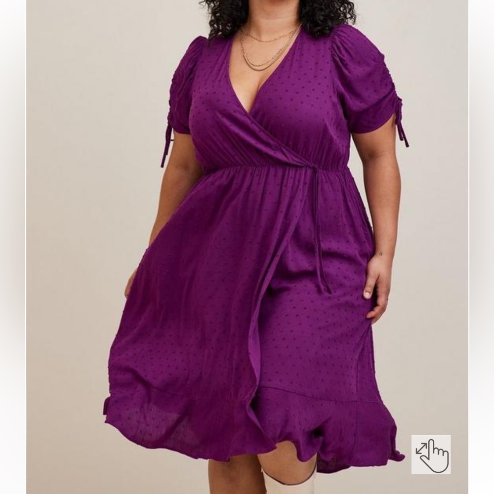 Torrid purple dress size 2